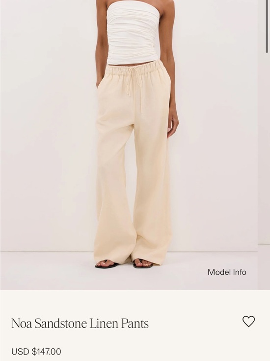 DISSH Pants - Sandstone Linen Pants - Sandstone